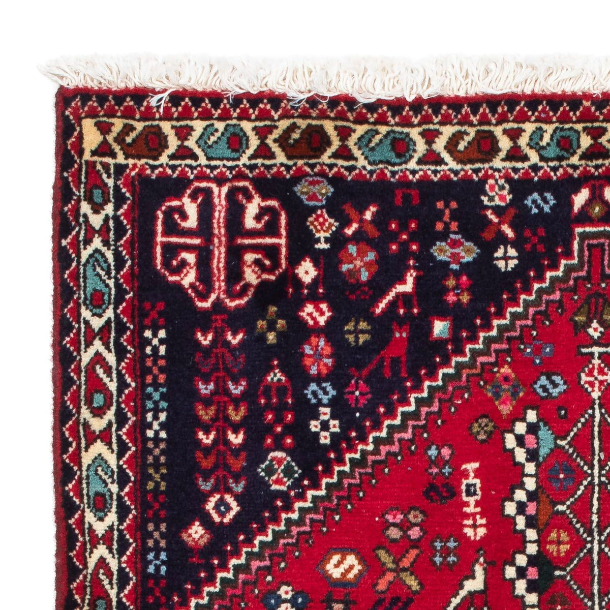 Perser Rug - Nomadic - 122 x 78 cm - dark red