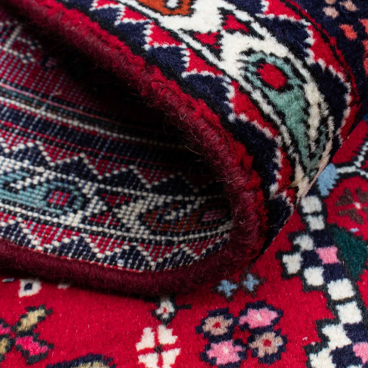 Perser Rug - Nomadic - 122 x 78 cm - dark red