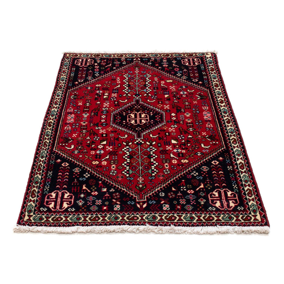 Perser Rug - Nomadic - 122 x 78 cm - dark red