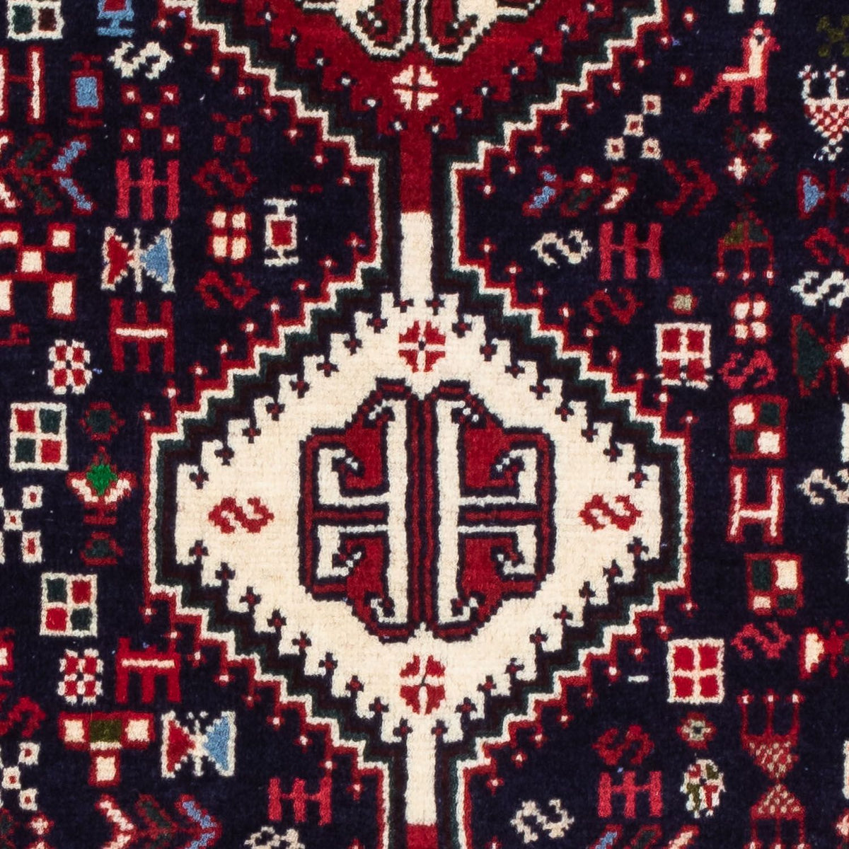 Perser Rug - Nomadic - 117 x 76 cm - dark blue