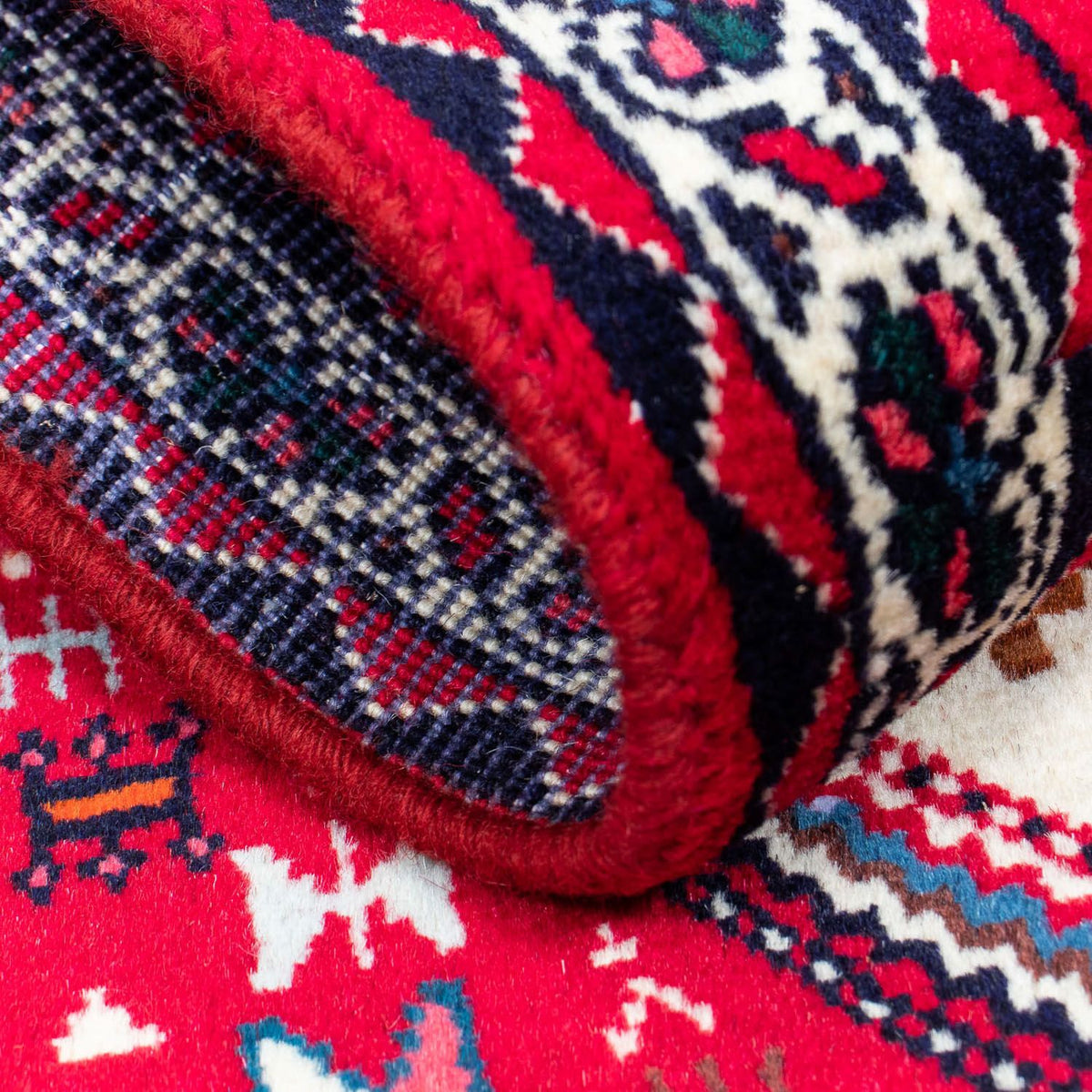 Perser Rug - Nomadic - 118 x 74 cm - red