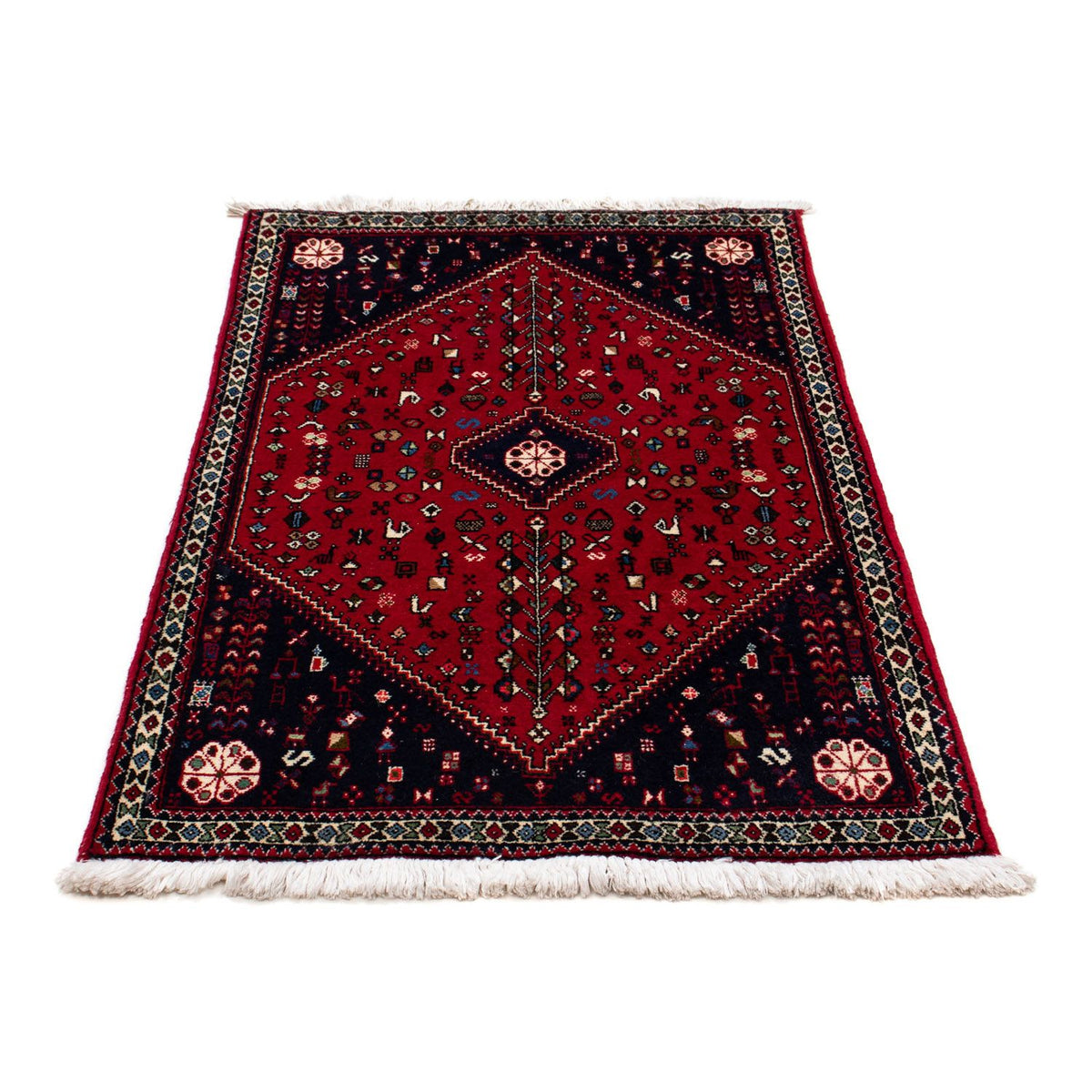 Perser Rug - Nomadic - 128 x 79 cm - dark red