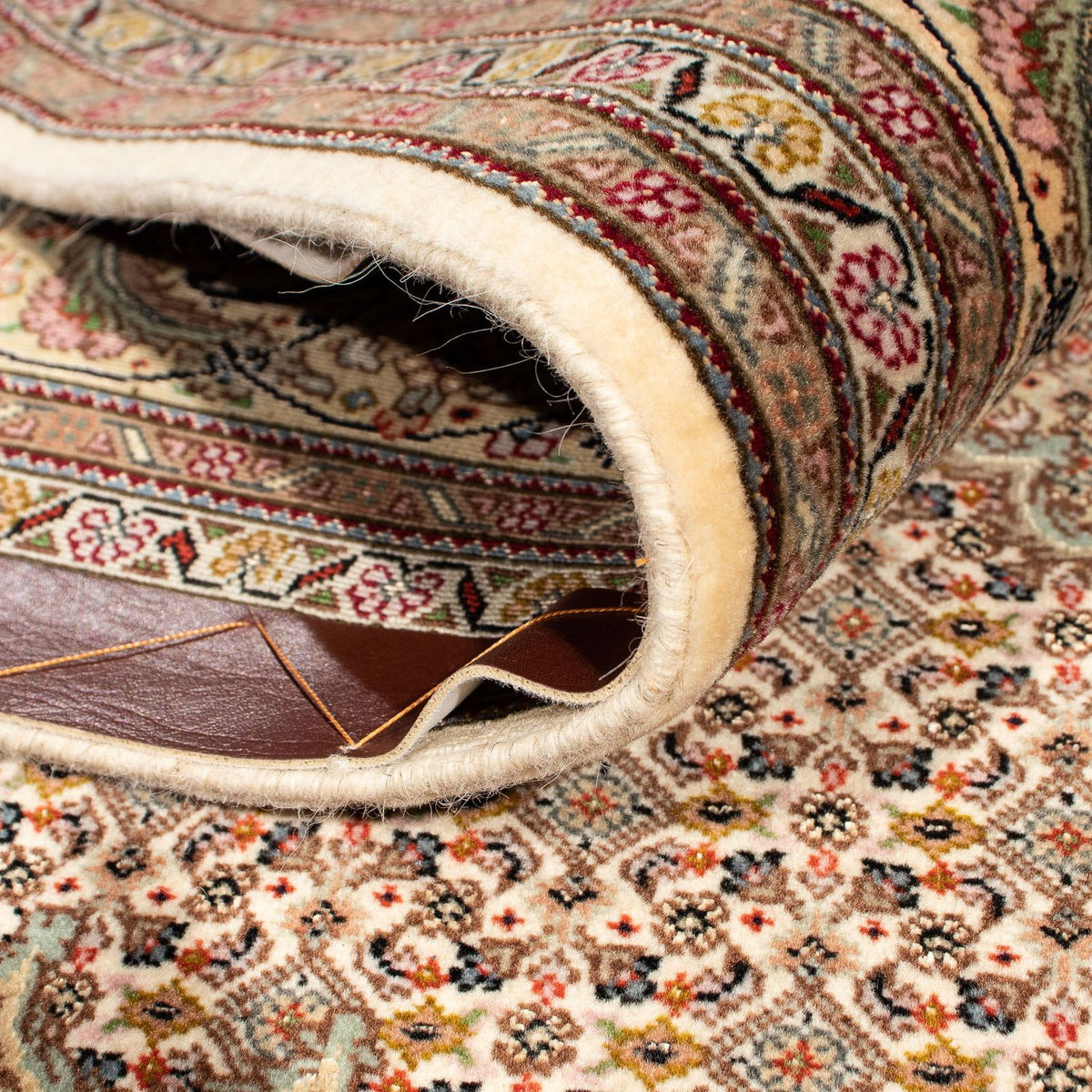 Perser Rug - Tabriz square  - 208 x 204 cm - light brown