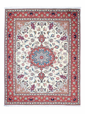 Perser Rug - Tabriz - Royal - 198 x 152 cm - beige