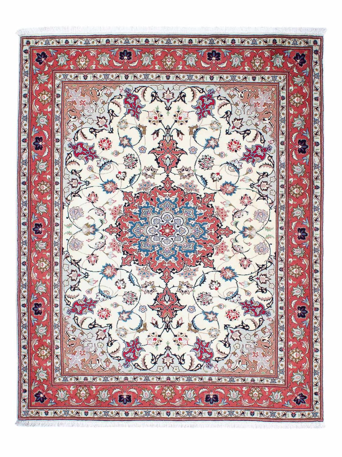 Perser Rug - Tabriz - Royal - 198 x 152 cm - beige