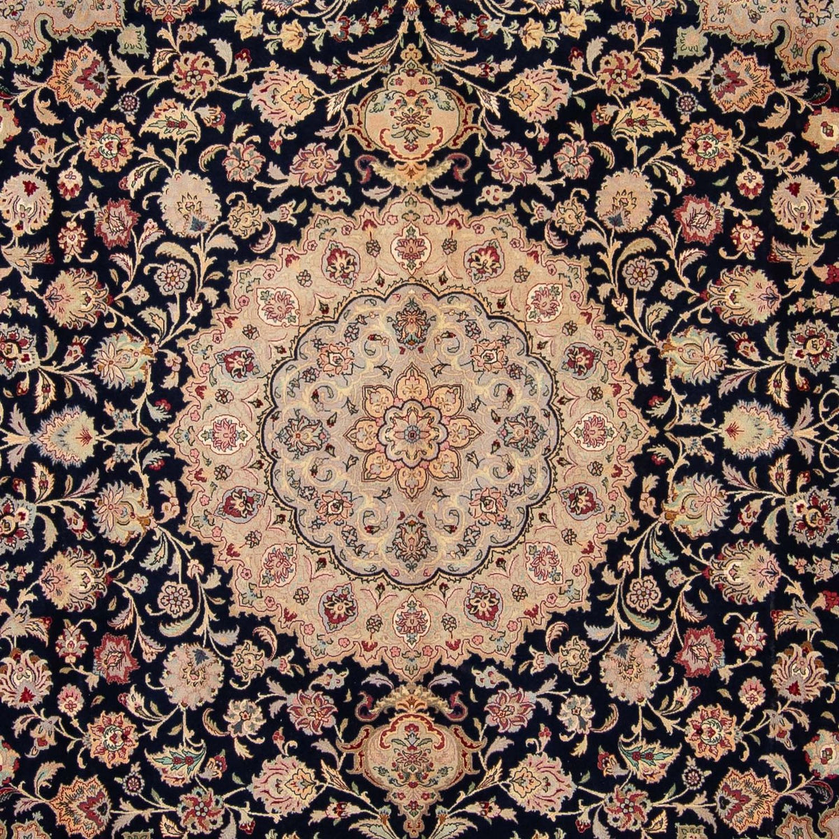 Perser Rug - Tabriz - Royal - 338 x 300 cm - dark blue