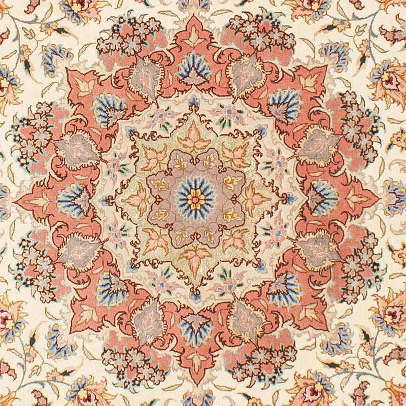Perser Rug - Tabriz - Royal round  - 194 x 194 cm - beige