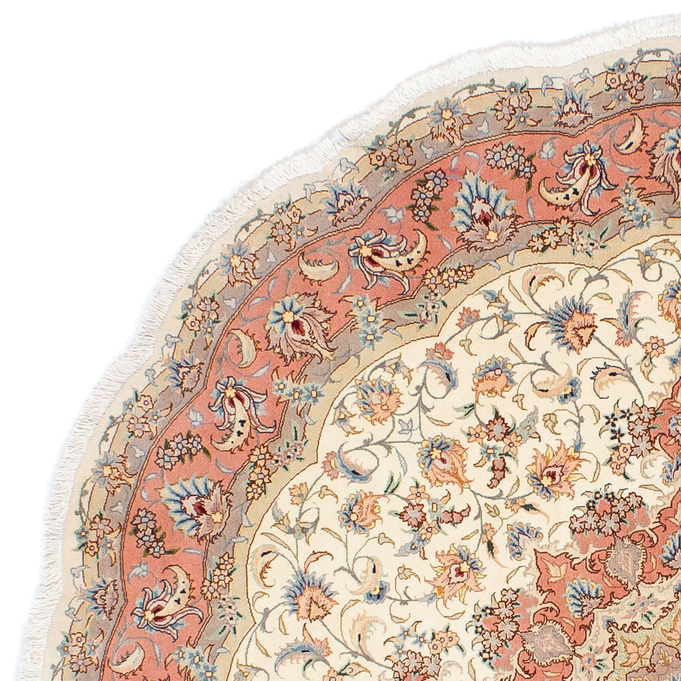 Tabriz - 50 Raj Rug 194x194cm - Persian Rugs