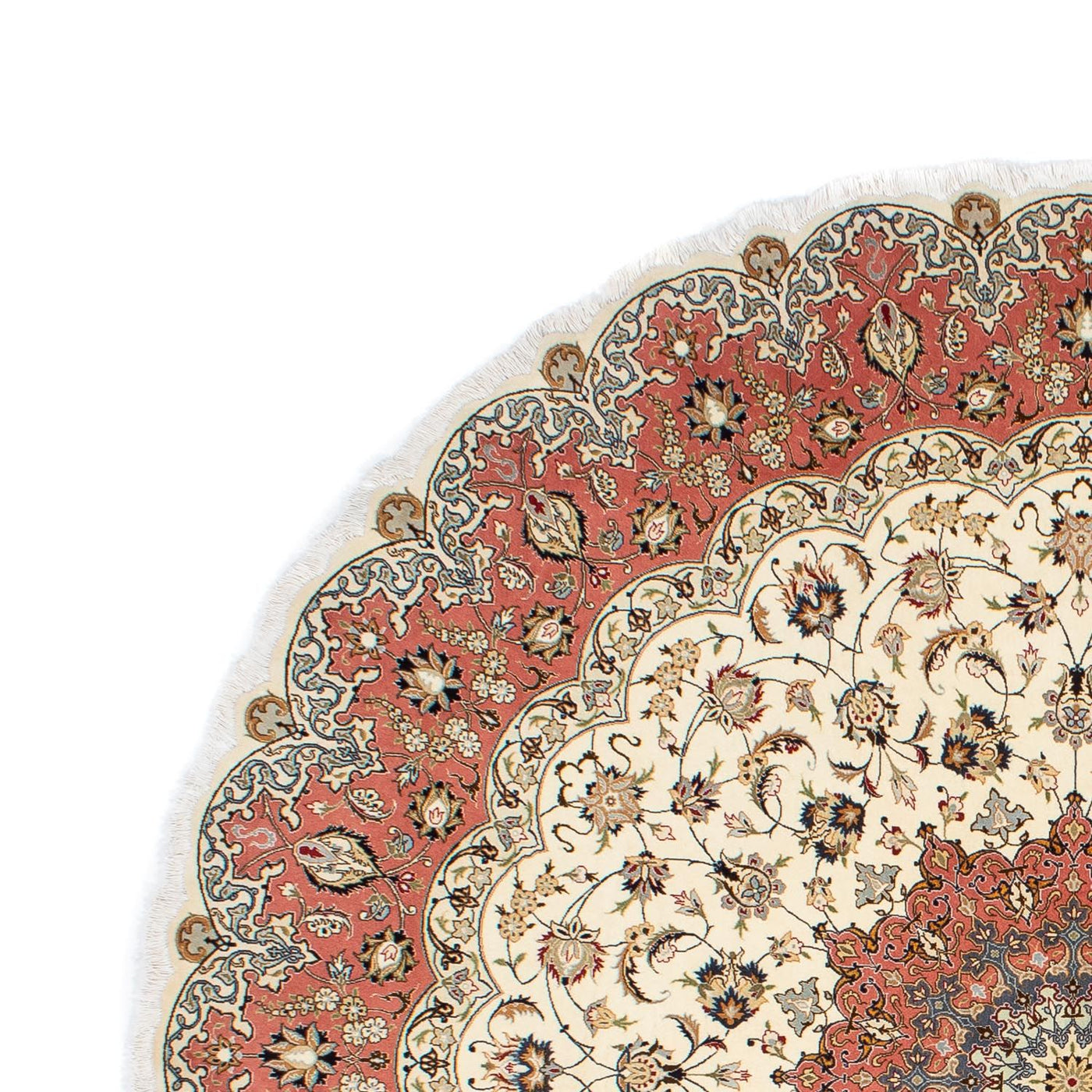 Tabriz - 50 Raj Rug 242x242cm - Persian Rugs