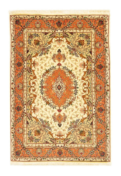 Tabriz - 50 Raj Rug 101x150cm - Persian Rugs