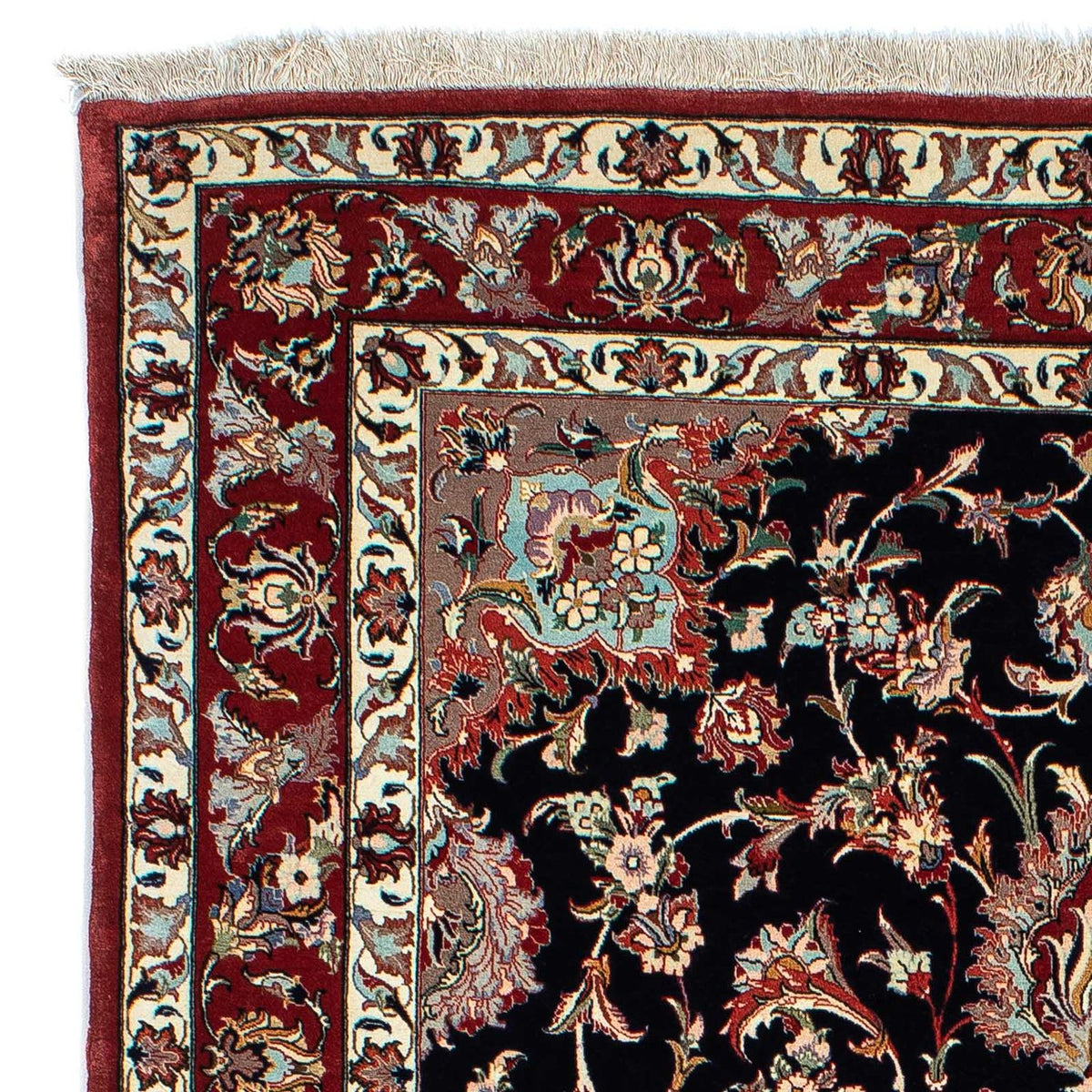 Perser Rug - Ghom - 201 x 138 cm - dark blue