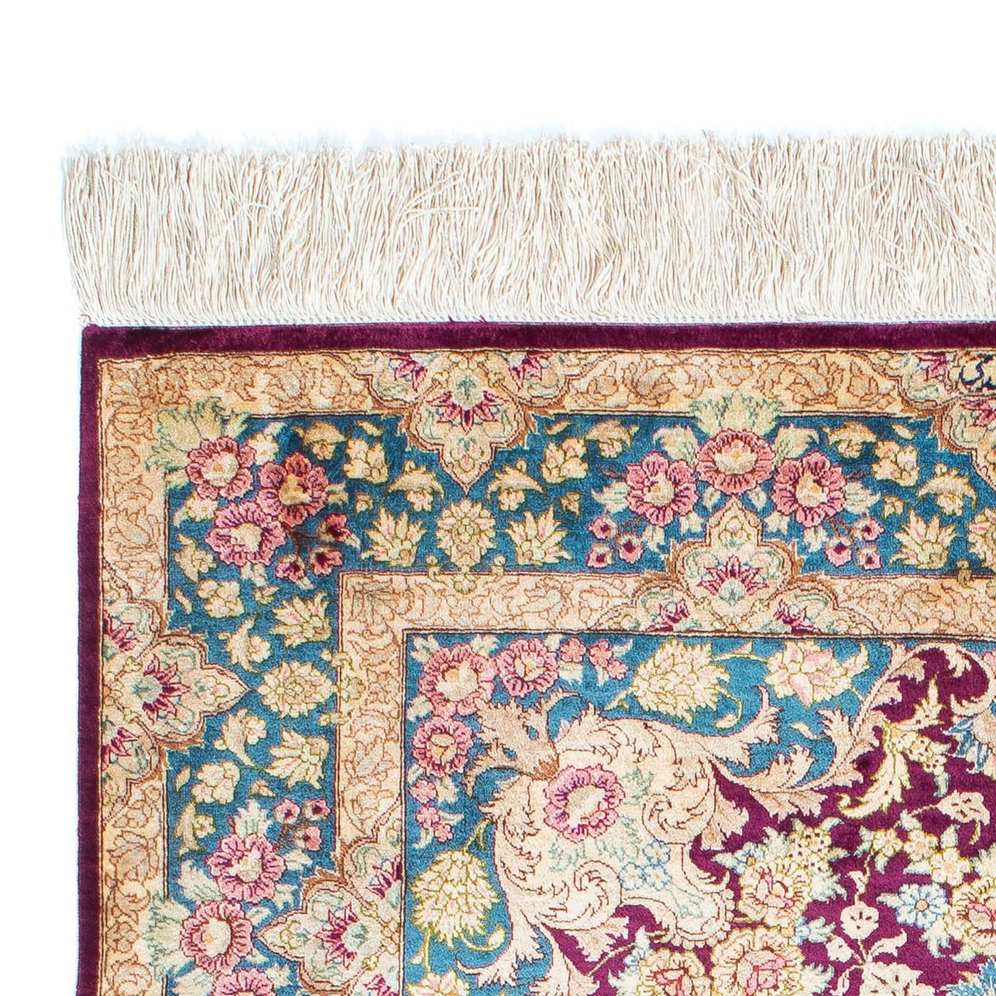 Qom Rug 148x99cm - Persian Rugs