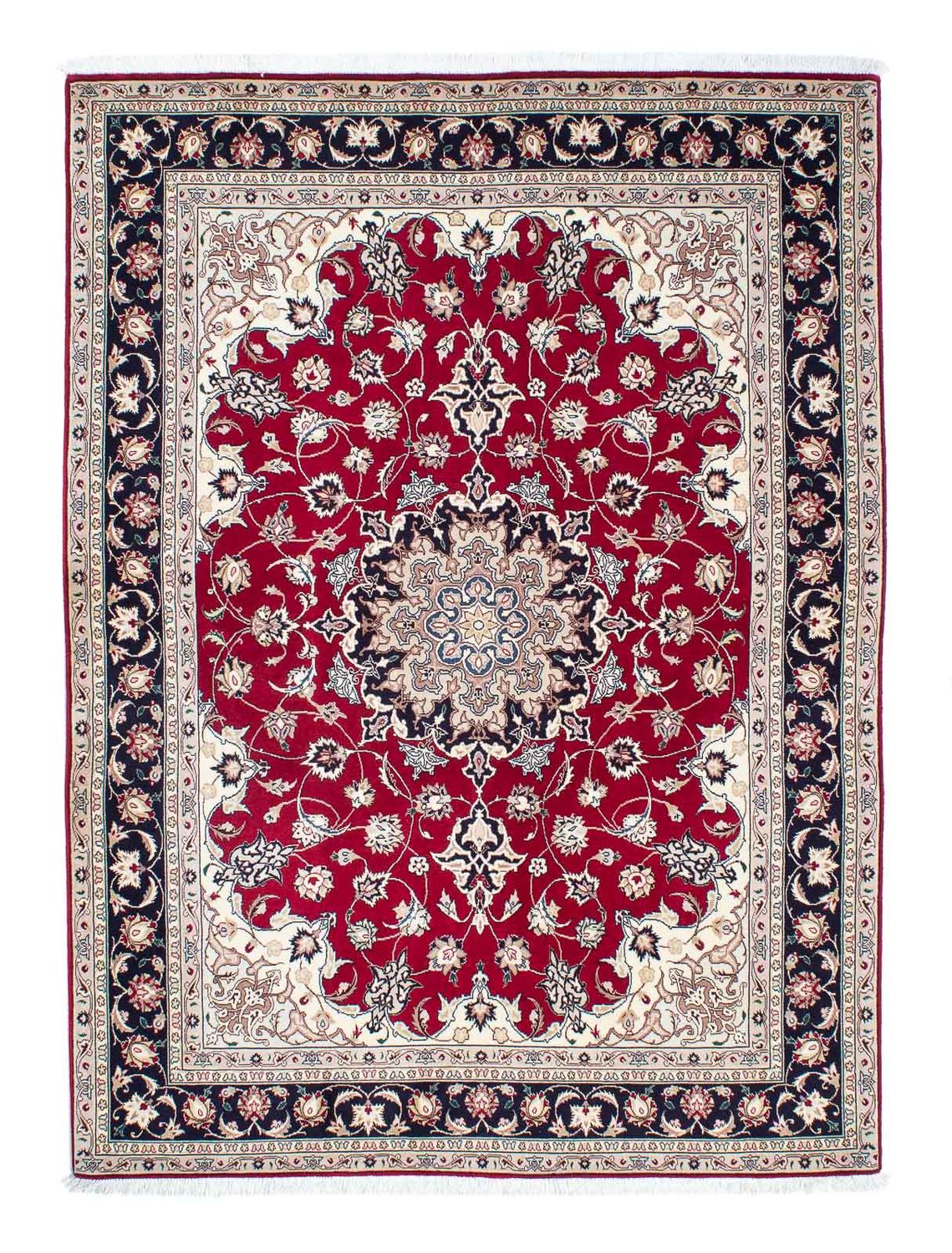 Perser Rug - Tabriz - Royal - 204 x 151 cm - dark red