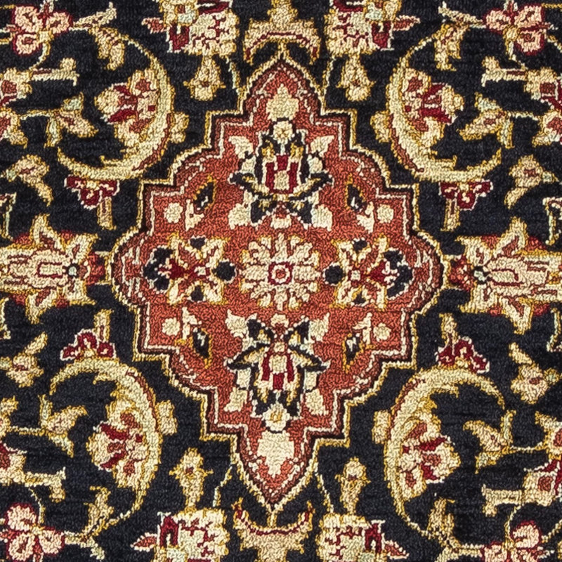 Silk Rug - Ghom Silk - Premium - 42 x 28 cm - dark blue