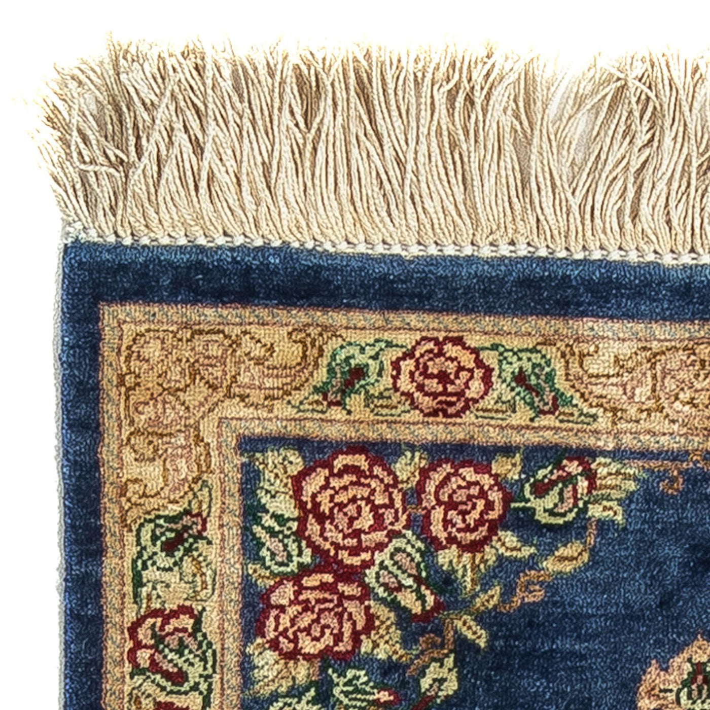 Qom - Silk Rug 39x28cm - Persian Rugs