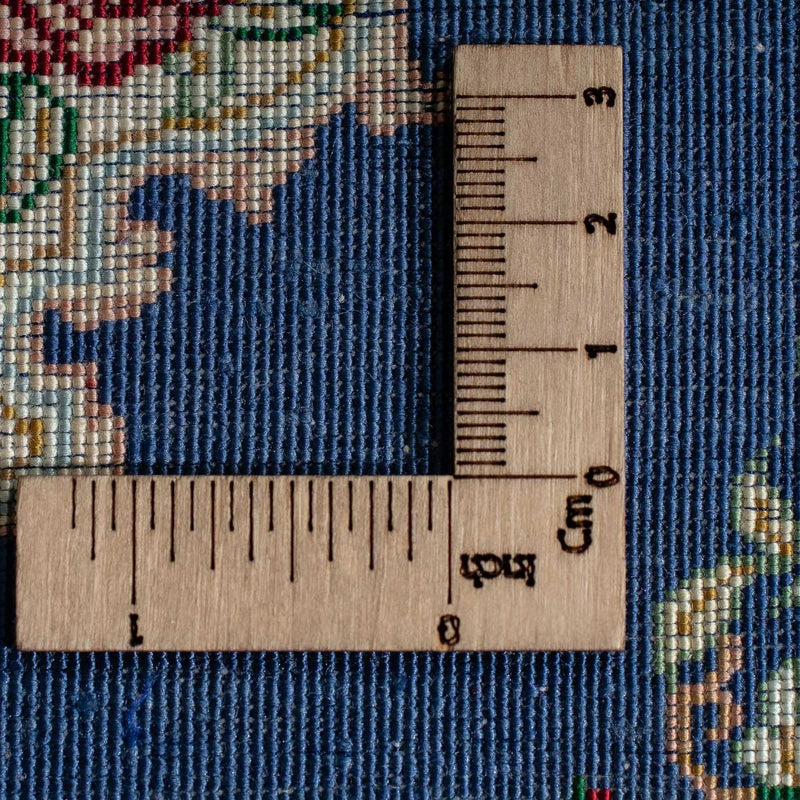 Silk Rug - Ghom Silk - Premium - 40 x 28 cm - dark blue