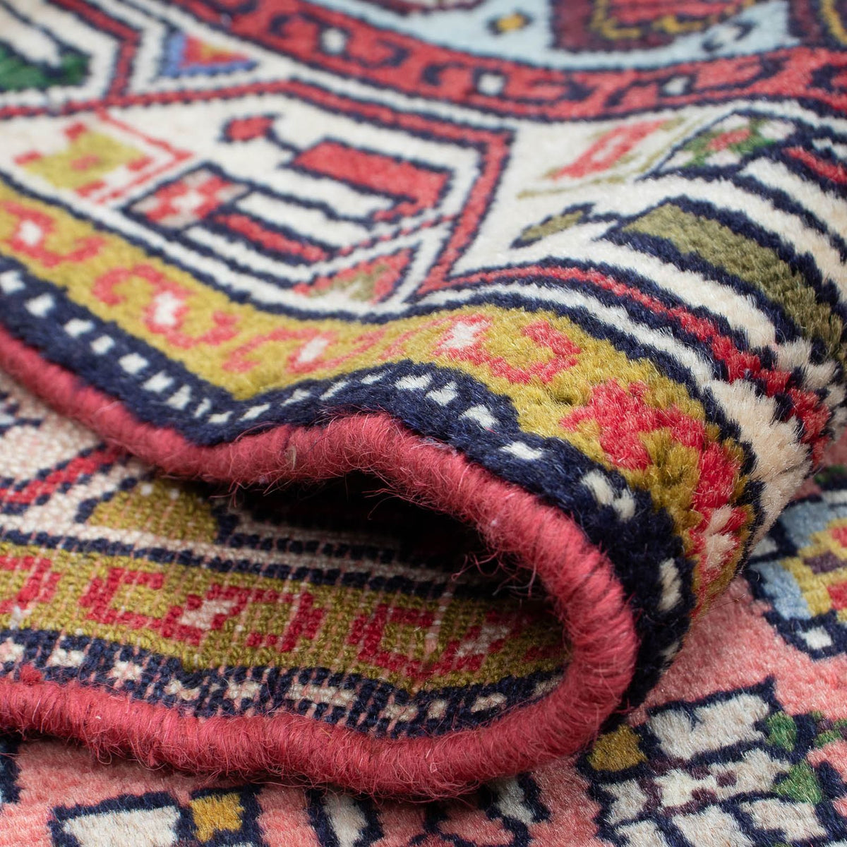 Perser Rug - Nomadic - 134 x 74 cm - light red