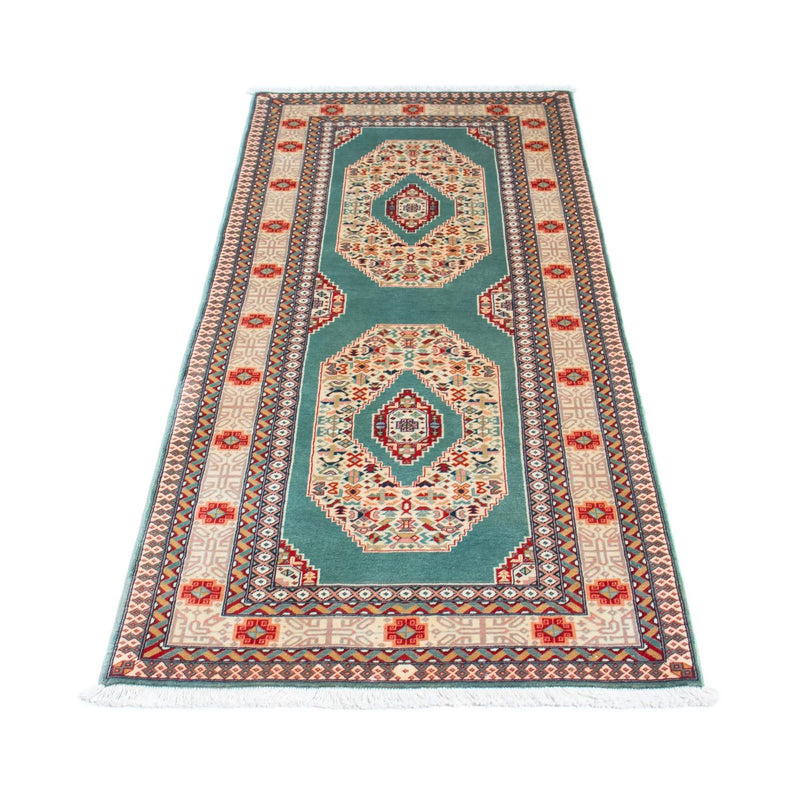 Runner Perser Rug - Tabriz - Royal - 187 x 70 cm - turquoise