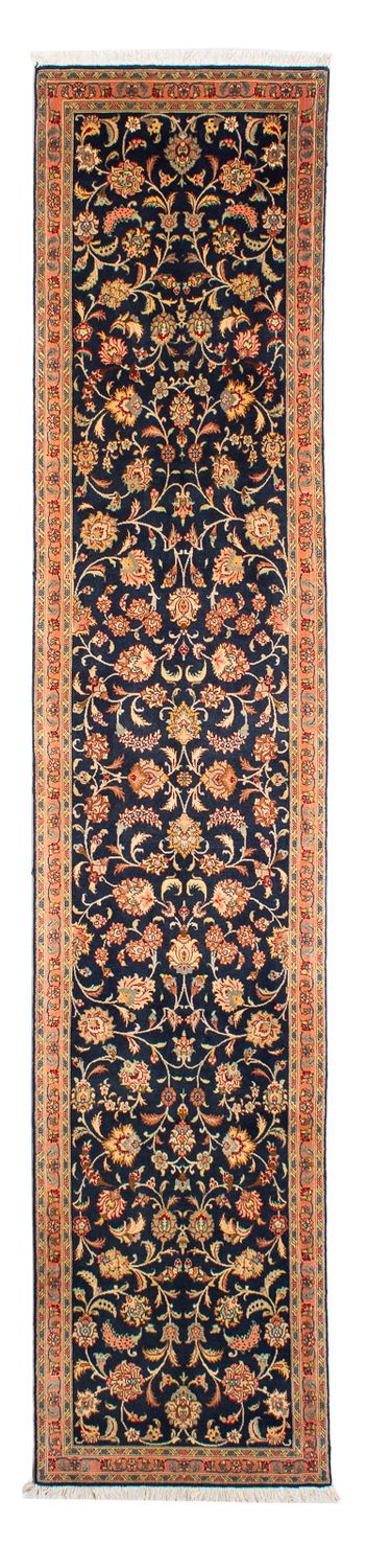 Runner Perser Rug - Tabriz - Royal - 292 x 66 cm - dark blue