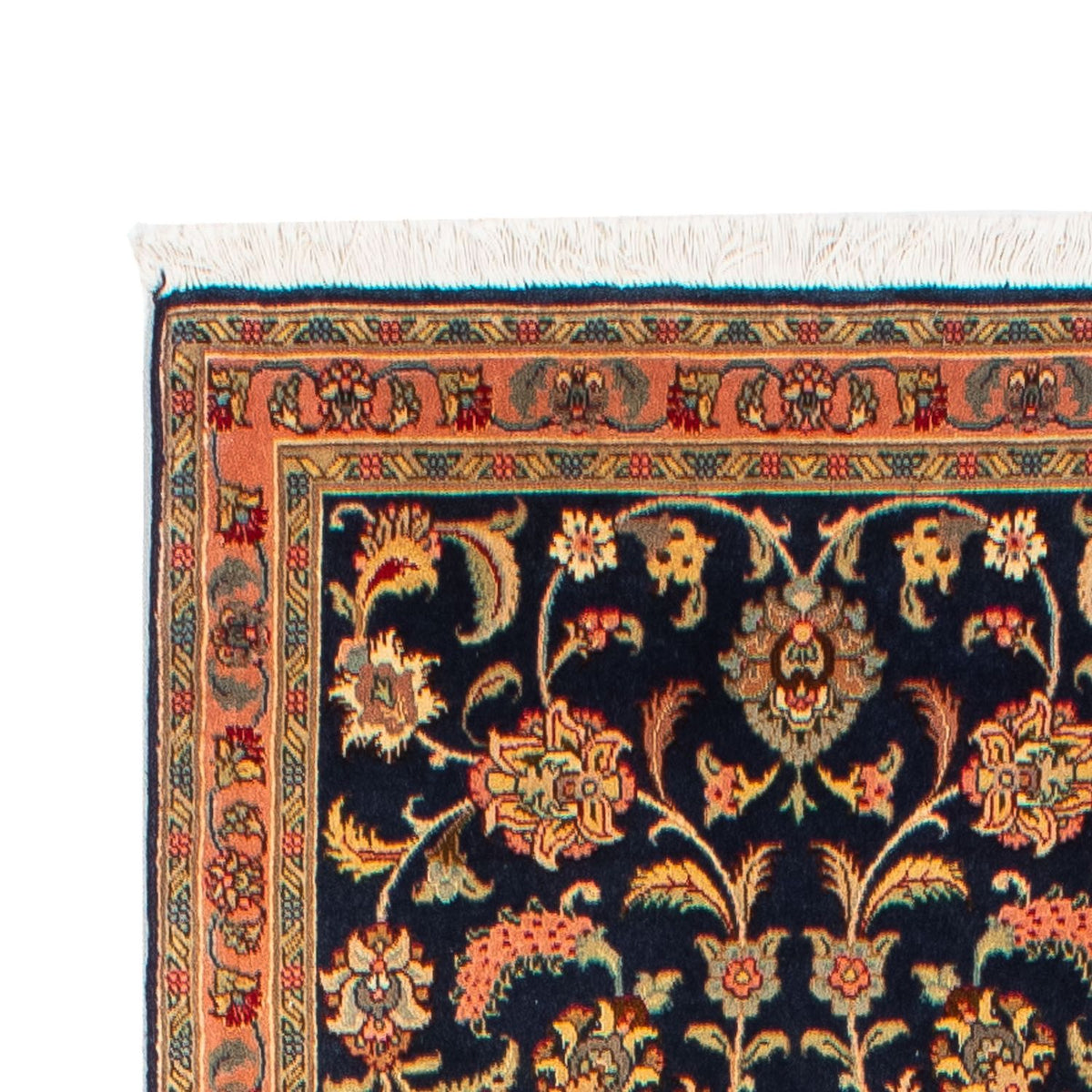Runner Perser Rug - Tabriz - Royal - 292 x 66 cm - dark blue