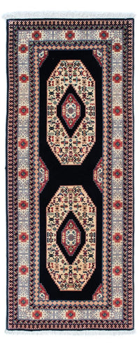 Runner Perser Rug - Tabriz - Royal - 188 x 74 cm - dark blue