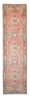 Runner Perser Rug - Tabriz - Royal - 389 x 93 cm - light red