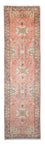 Runner Perser Rug - Tabriz - Royal - 389 x 93 cm - light red