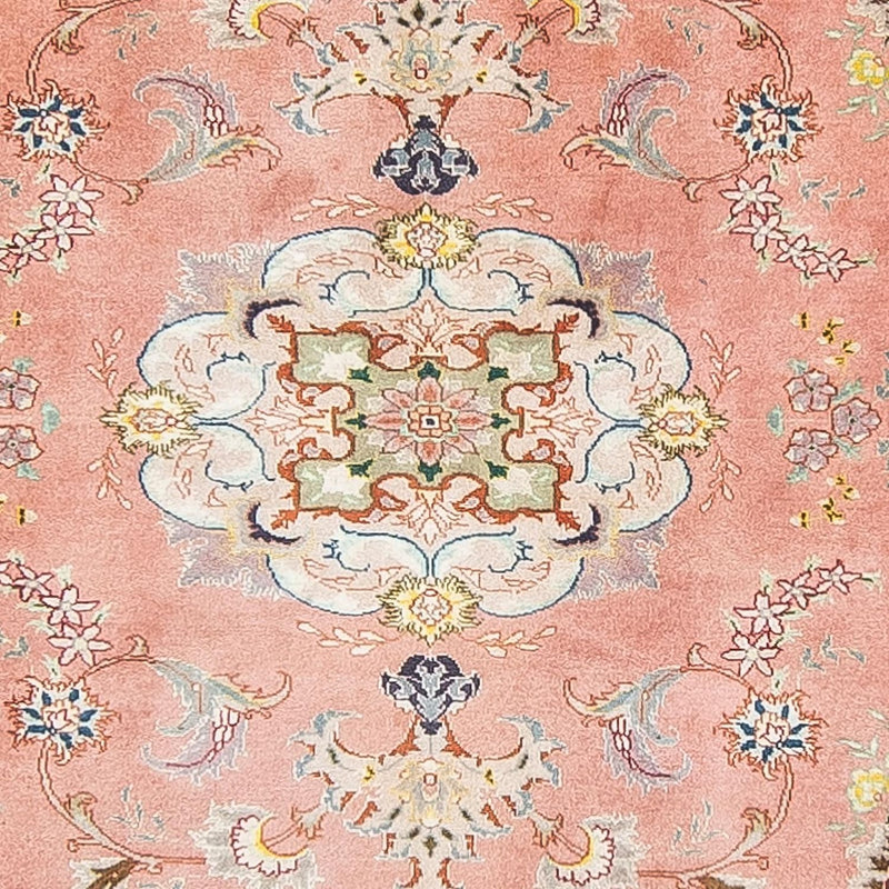 Runner Perser Rug - Tabriz - Royal - 389 x 93 cm - light red