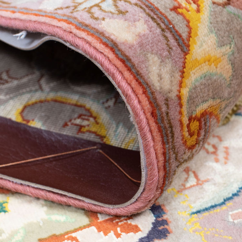 Runner Perser Rug - Tabriz - Royal - 389 x 93 cm - light red