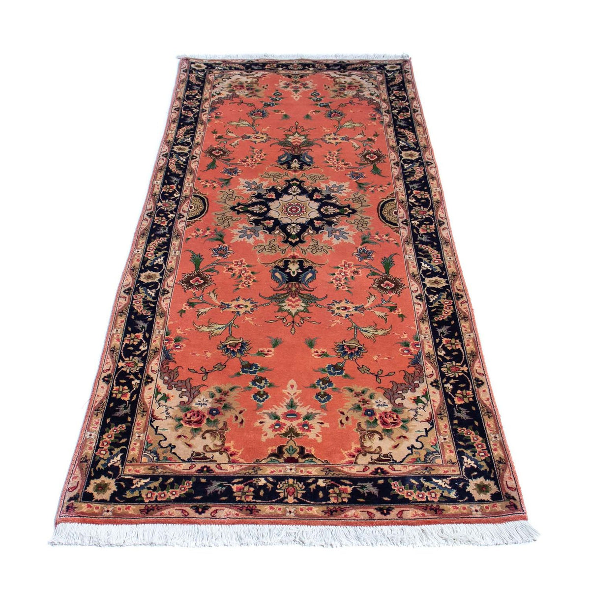 Runner Perser Rug - Tabriz - Royal - 217 x 79 cm - rust