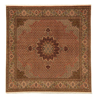 Perser Rug - Tabriz square  - 206 x 206 cm - brown