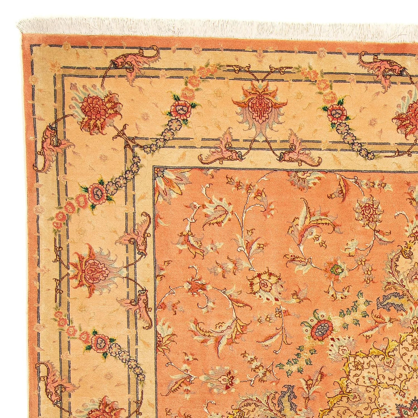 Tabriz - 50 Raj Rug 204x192cm - Persian Rugs