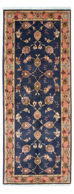 Runner Perser Rug - Tabriz - Royal - 198 x 76 cm - dark blue
