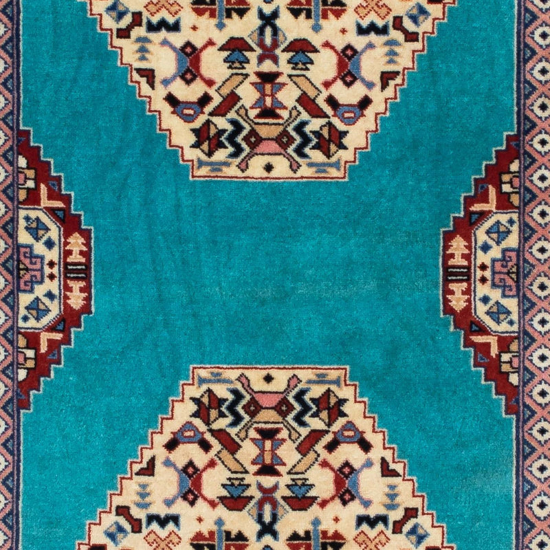 Runner Perser Rug - Tabriz - Royal - 190 x 74 cm - blue