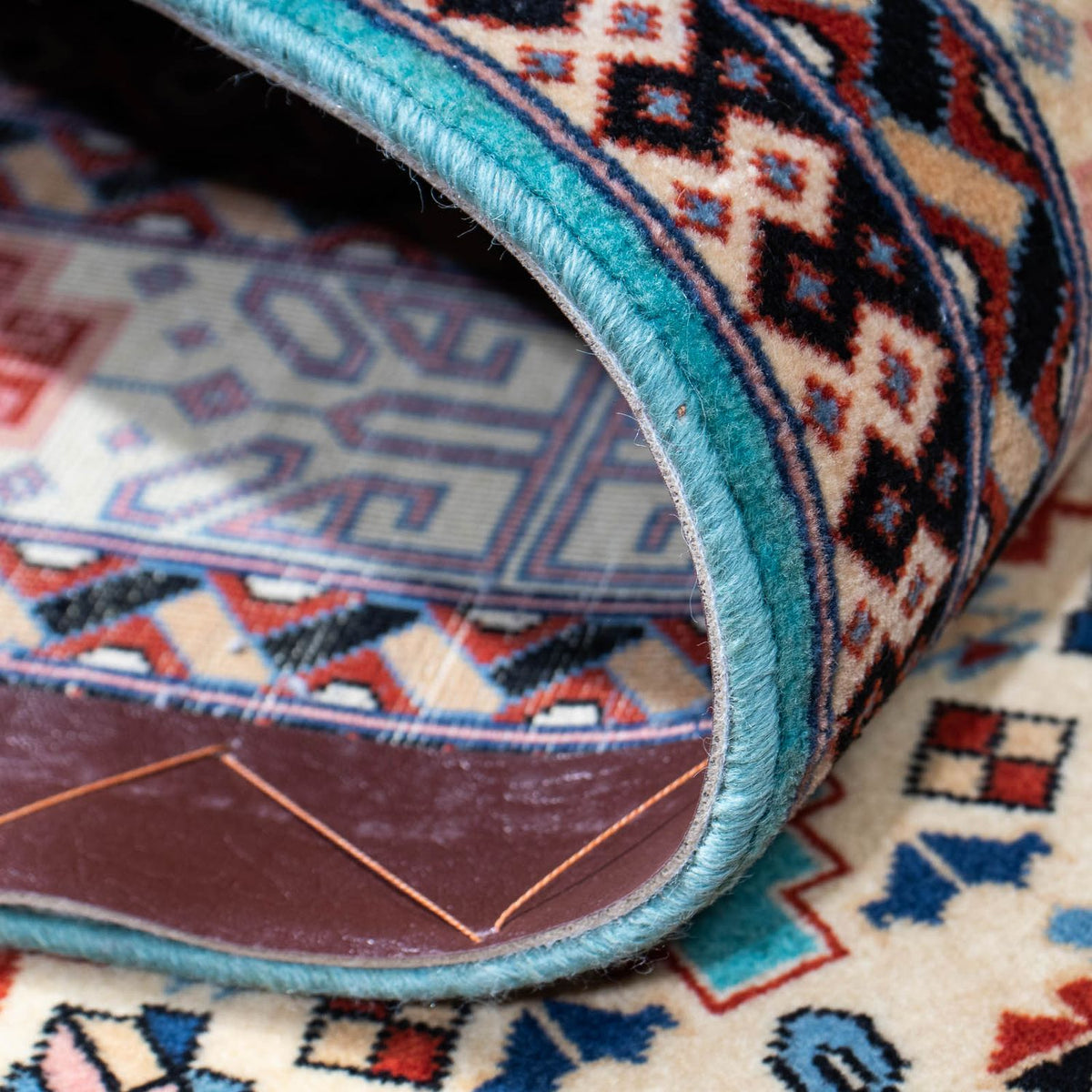 Runner Perser Rug - Tabriz - Royal - 190 x 74 cm - blue