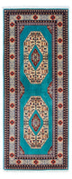 Tabriz - 50 Raj Rug 75x190cm - Persian Rugs