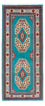Runner Perser Rug - Tabriz - Royal - 180 x 76 cm - blue