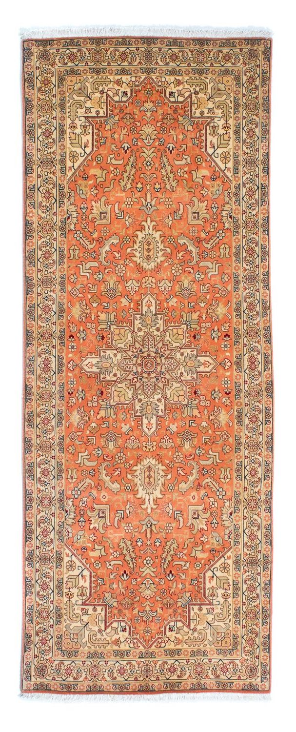 Runner Perser Rug - Tabriz - Royal - 215 x 82 cm - rust