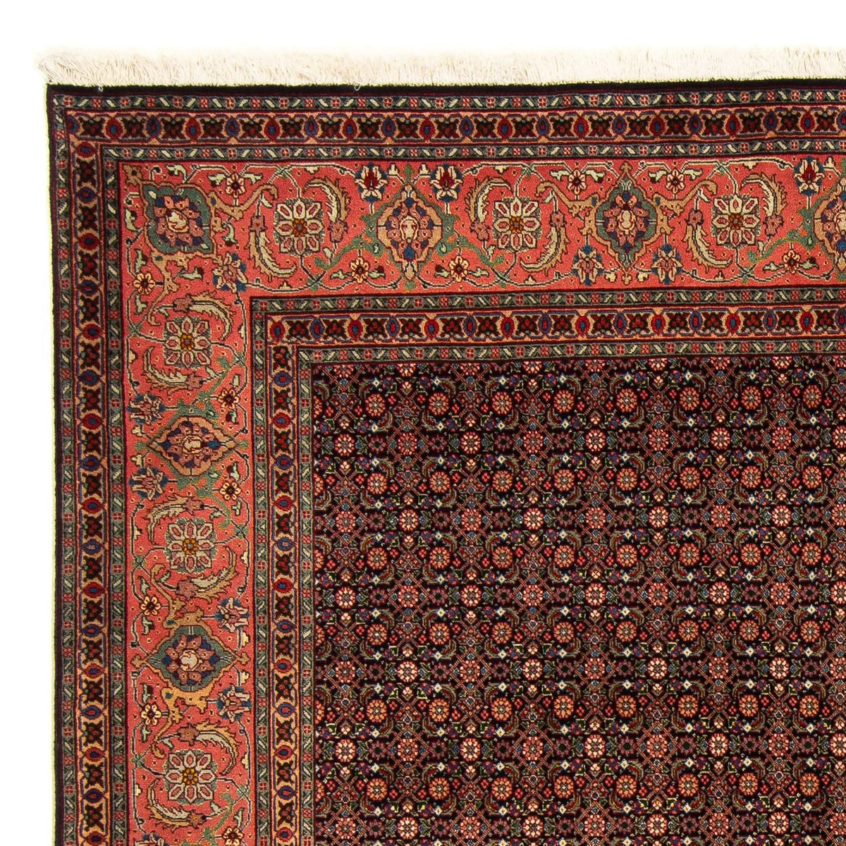 Perser Rug - Tabriz square  - 200 x 195 cm - dark blue