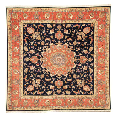 Perser Rug - Tabriz - Royal square  - 202 x 202 cm - dark blue