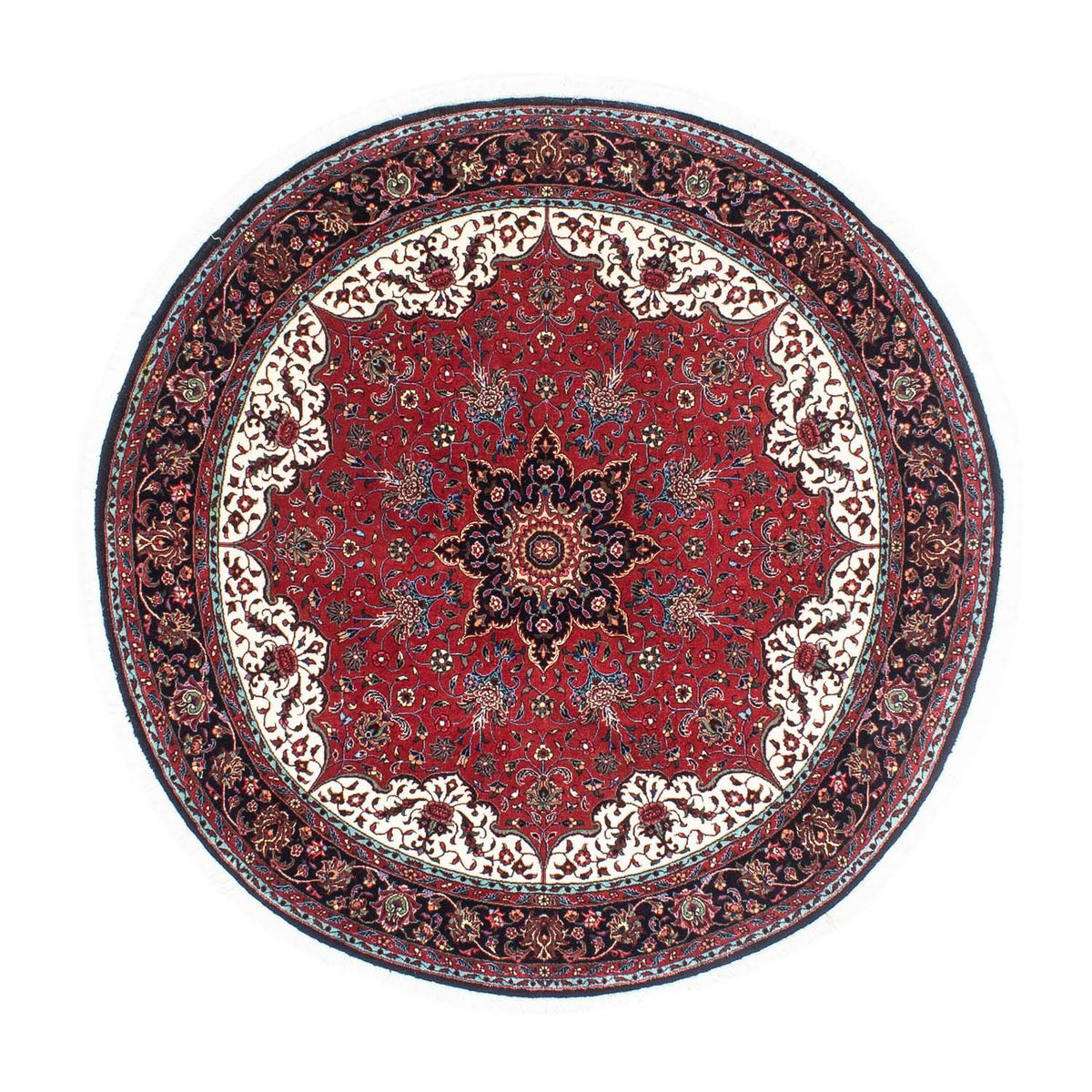 Perser Rug - Bidjar round  - 150 x 150 cm - dark red