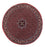 Perser Rug - Bidjar round  - 120 x 120 cm - dark red