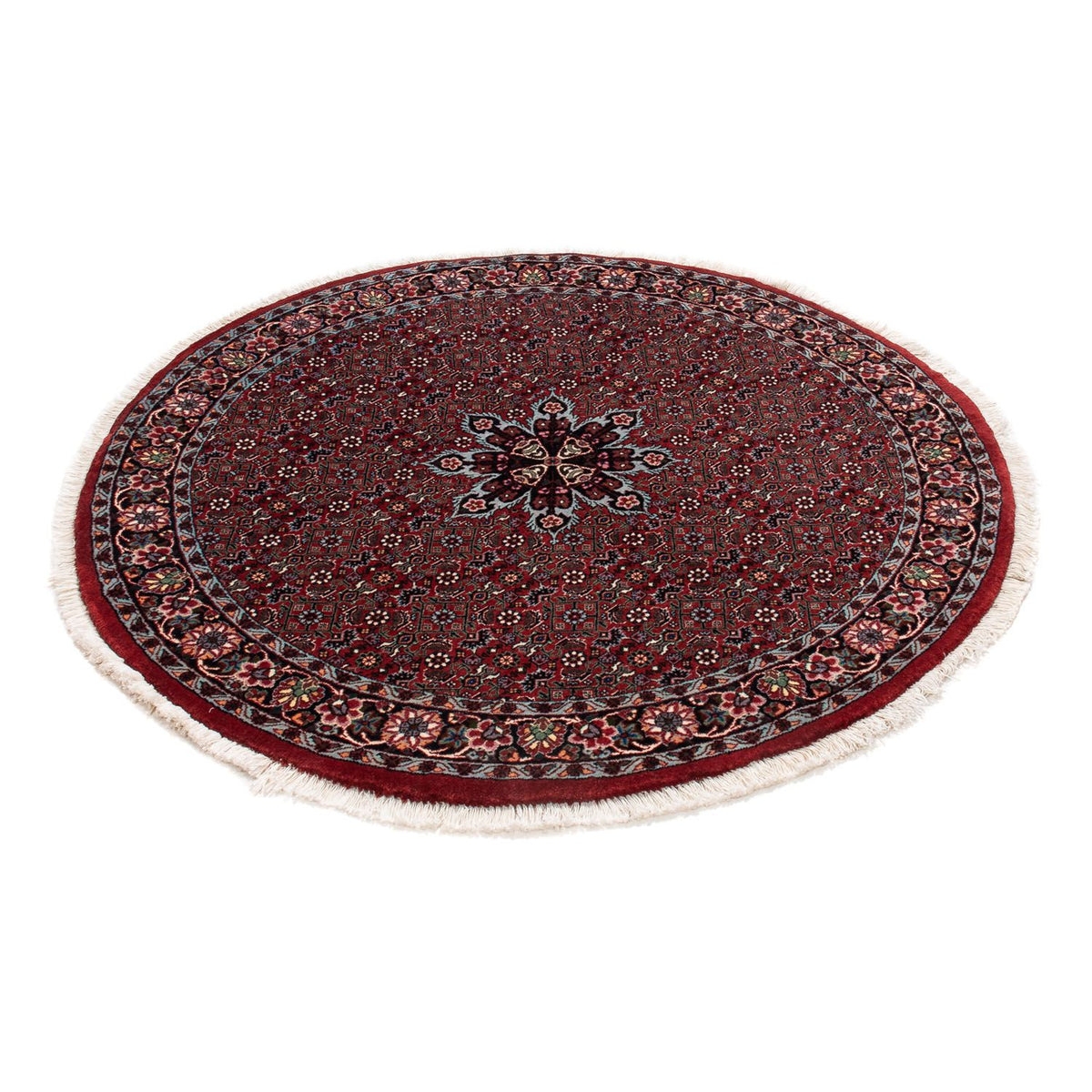 Perser Rug - Bidjar round  - 120 x 120 cm - dark red