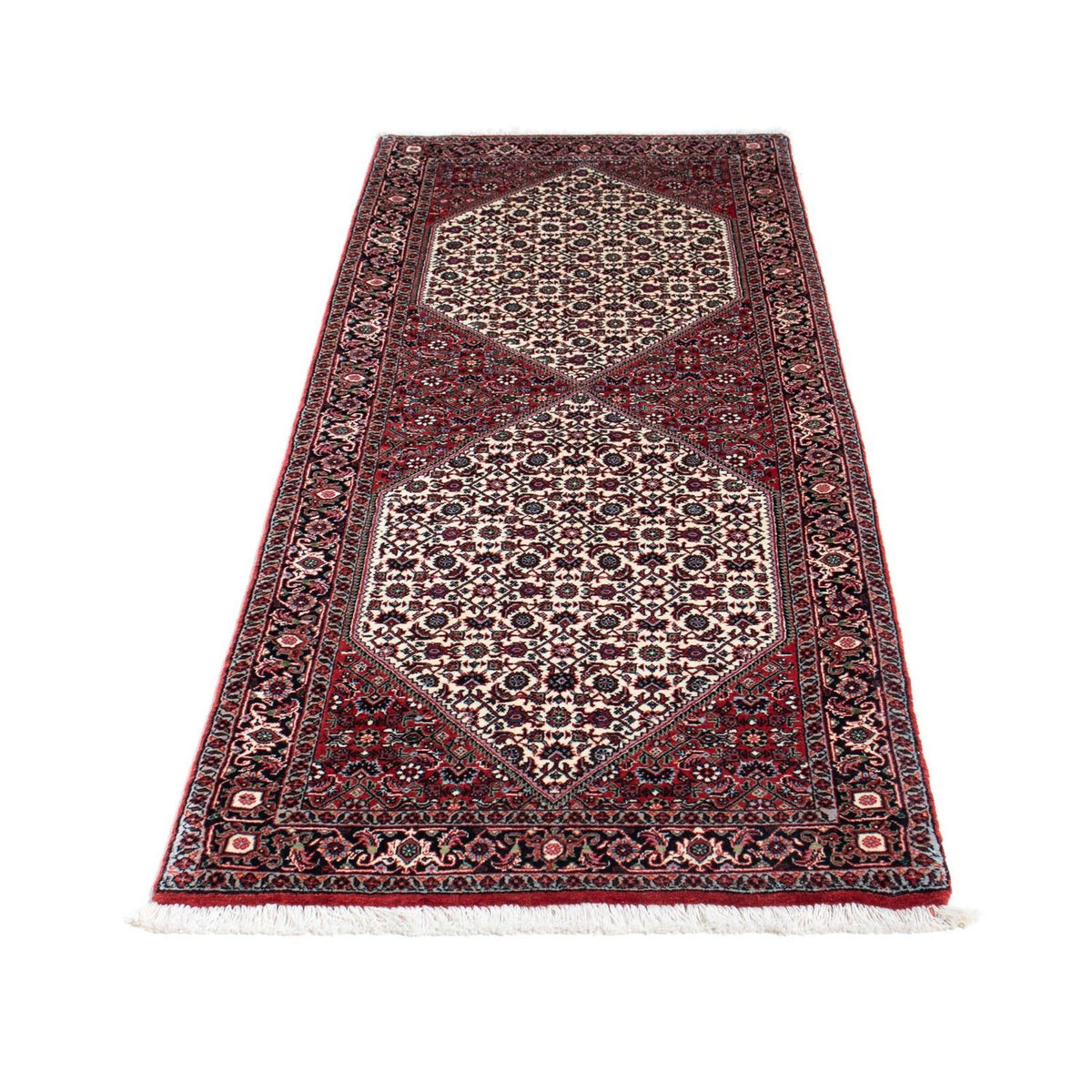 Runner Perser Rug - Bidjar - 202 x 74 cm - red