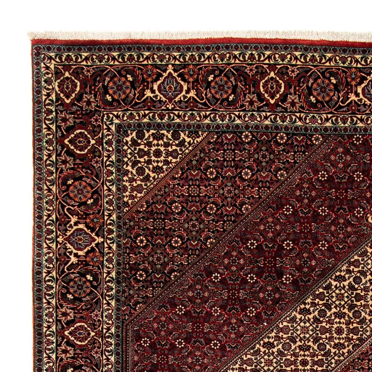 Perser Rug - Bidjar - 238 x 196 cm - dark red
