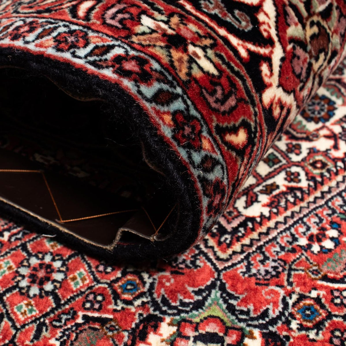 Perser Rug - Bidjar - 249 x 200 cm - dark red