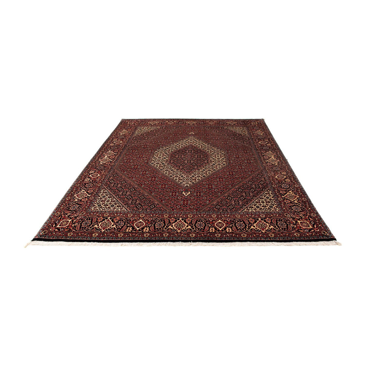 Perser Rug - Bidjar - 249 x 200 cm - dark red