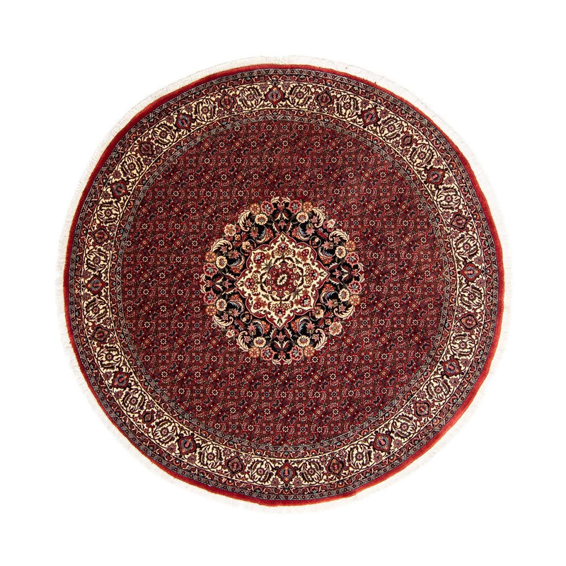 Perser Rug - Bidjar round  - 205 x 205 cm - dark red