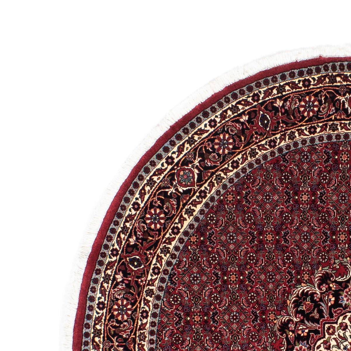 Perser Rug - Bidjar round  - 154 x 154 cm - dark red