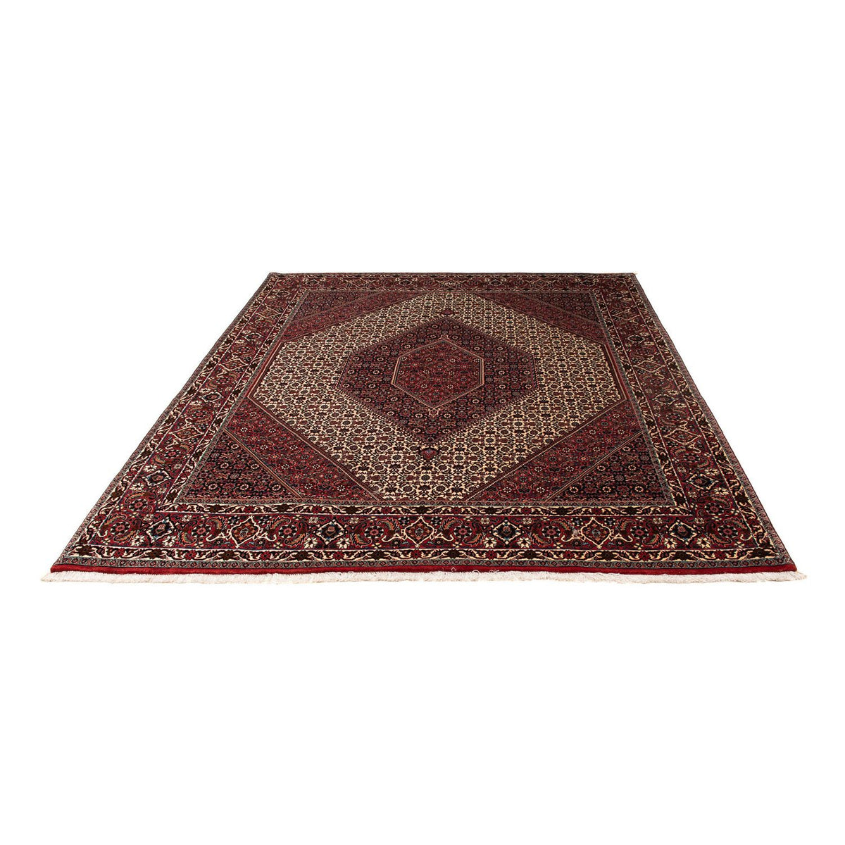 Perser Rug - Bidjar - 245 x 202 cm - dark red